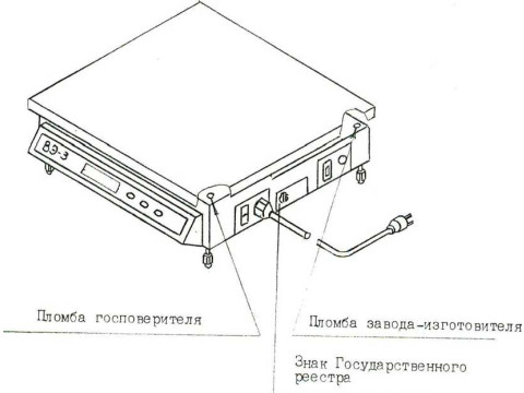 Весы электронные тензометрические настольные ВЭ-3, ВЭ-3.1 