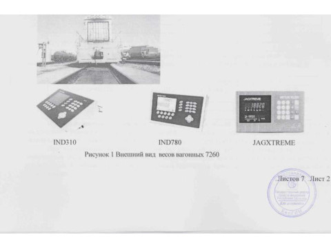 Весы вагонные 7260 