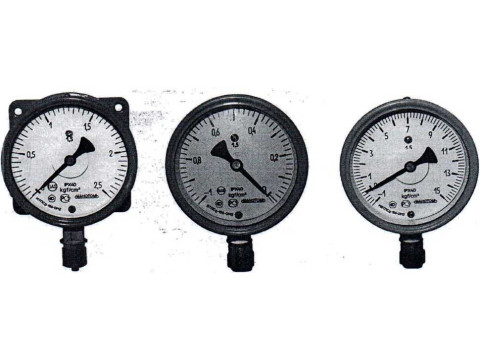 Манометры, вакуумметры, мановакуумметры показывающие судовые 