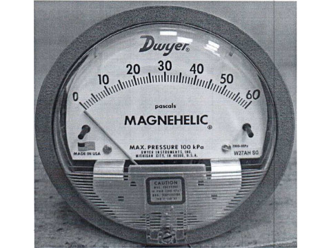 Манометр дифференциальный показывающий Magnehelic 2000-60РА № 161222CK-27 