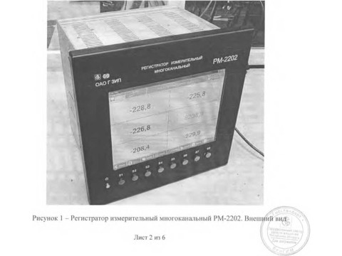 Регистраторы измерительные многоканальные РМ-2202 