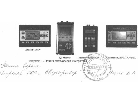 Измерители параметров кабельных линий ДЕЛЬТА-ПРО+, модели ДЕЛЬТА-ПРО+, РД Мастер, Генератор ДЕЛЬТА, Генератор ДЕЛЬТА VDSL 