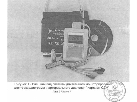 Системы длительного мониторирования электрокардиограмм и артериального давления "КАРДИАН-СДМ" 