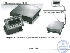 Весы неавтоматического действия GP 